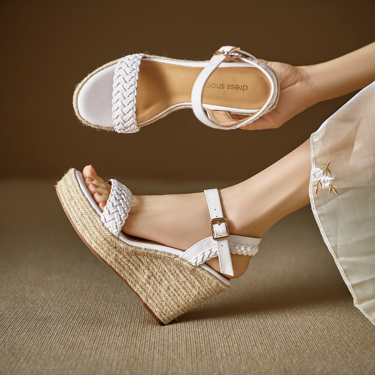 Women's One-Strap Sandals Retro High Heel Open Toe - Style c.html
